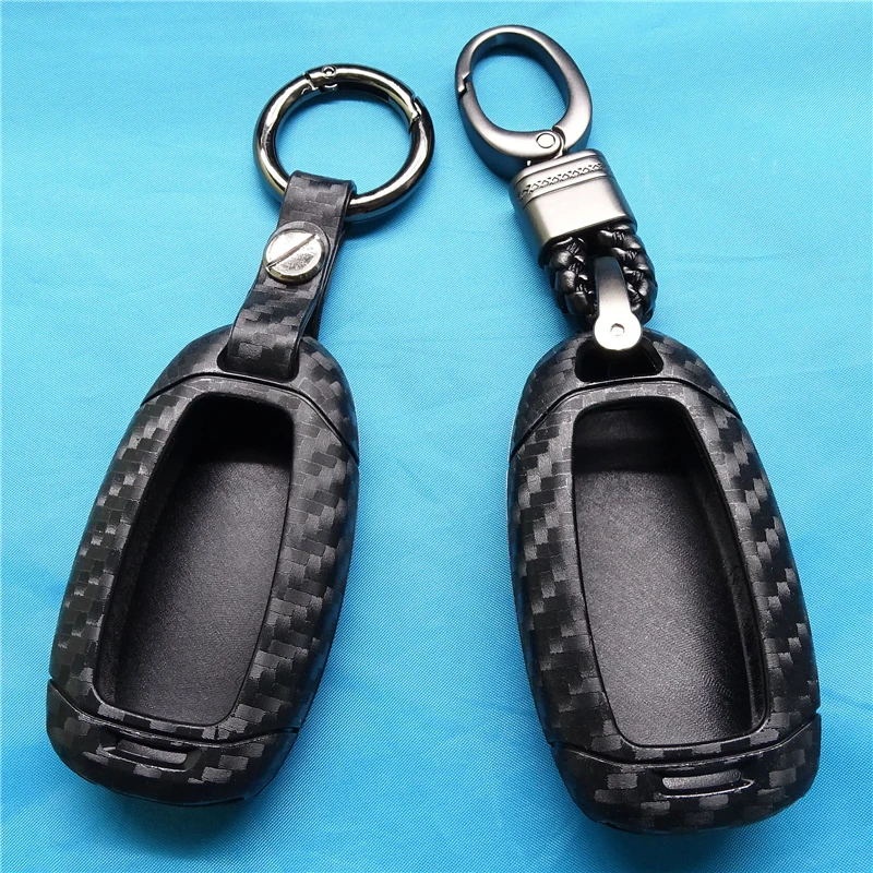1 шт. Чехол для автомобильного ключа Fob чехол из углеродного силикона Hyundai i30 i35 i40