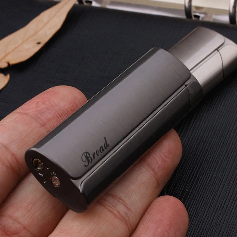 Газовый легкие металлические зажигалки курительных принадлежностей фонарь