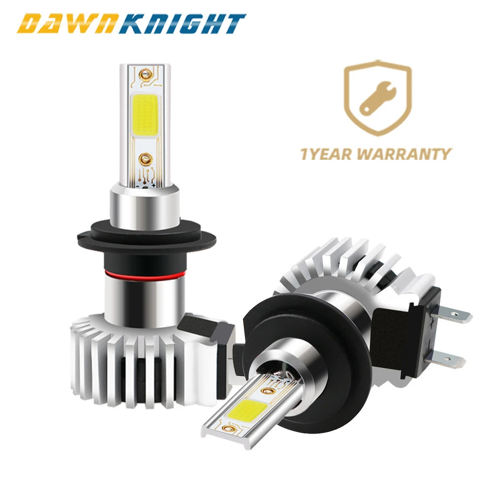 2PCS Direct installation H4 H7 H11 Led Bulb Powerful COB Chip 9005 9006 10000LM 72W Direct Installation Car Headlight Led Bulb