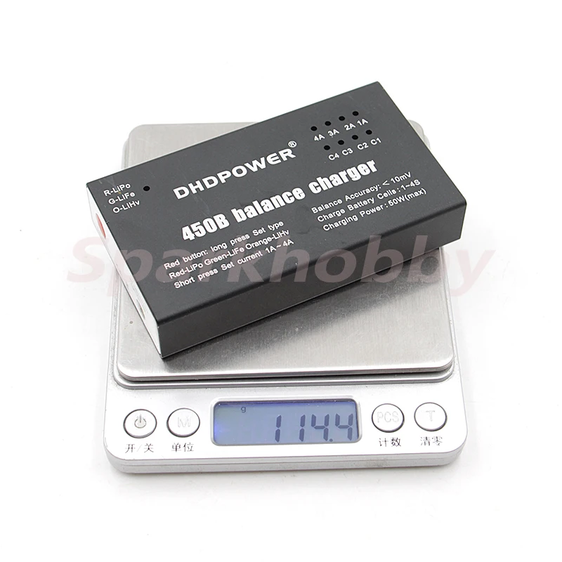 

DHD 450B Upgraded 50W 4A Balance Charger for 1-4S LiPo LiFe Battery for RC Airplane Helicopter Quadcopter Models Batteries Parts