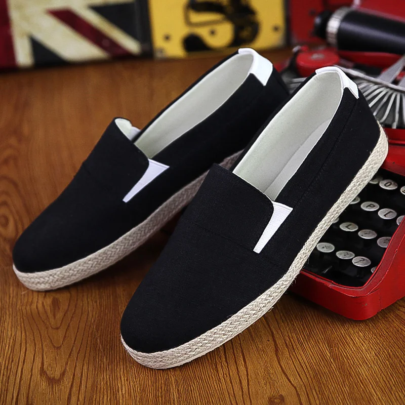 

knitting sale korean black para sneakers zapatos mens canvas breathable espadrilles shoes Shoes hombre leisure on man Men sport