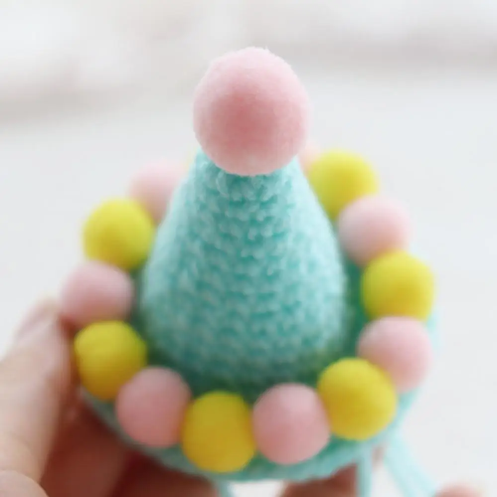 Ручная тканая шляпа для животных на день рождения роскошный баскетбольный мяч