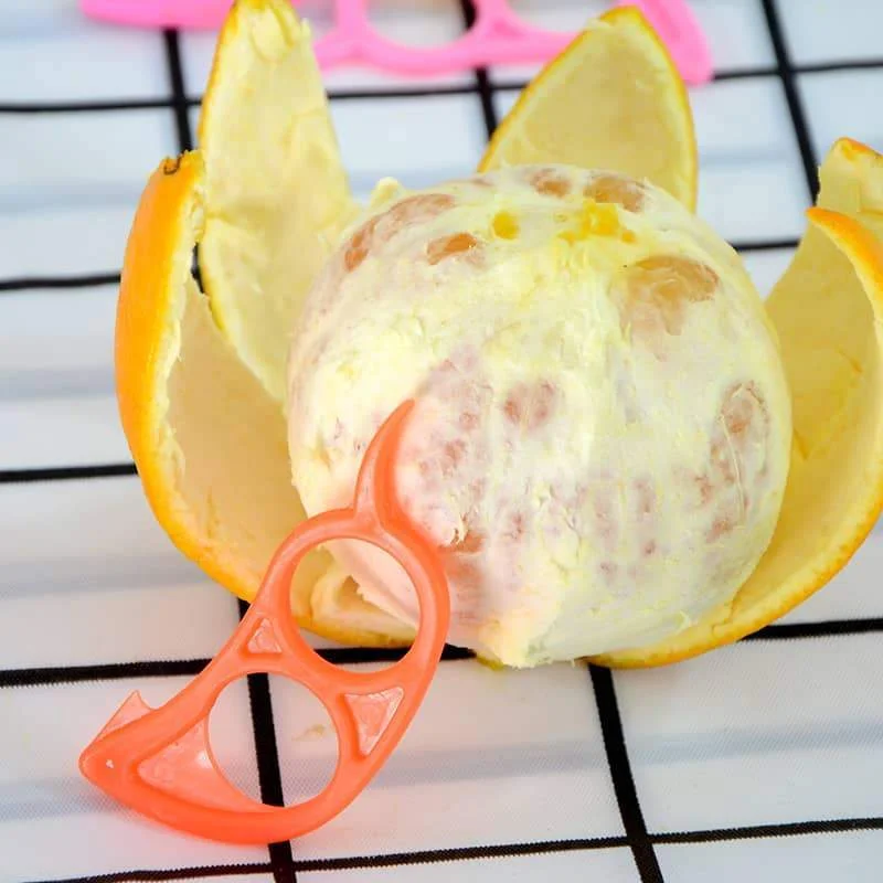 

10 Pcs Citrus Peeler Bar Tool Orange Lemon Barker Practical Citrus Fruit Peeler Mouse Style Kitchen Bar Peeler Tools Accessories