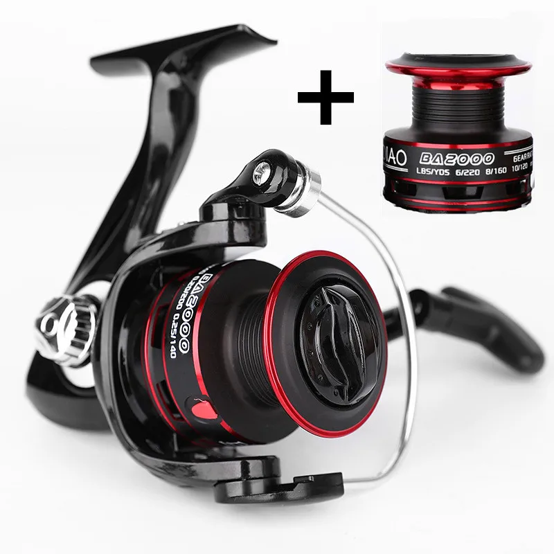 Metal Double Spool Fishing Reels Spinning 12kg Max Drag Reel 5.2:1 High Speed Saltwater Tackle|Рыболовные катушки| |