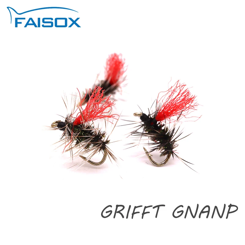 

FAISOX 5Pcs Griiff Gnap Fly Fishing Flies Direct BH Prince Nymph Assortment For Trout Fishing Flies #16#18