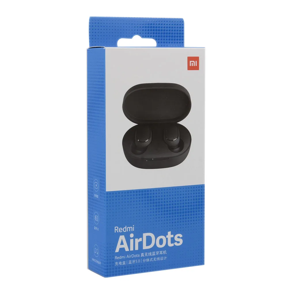 Беспроводные Bluetooth наушники Xiaomi Redmi Airdots EabudsTWS стереонаушники с басами 5 0 и
