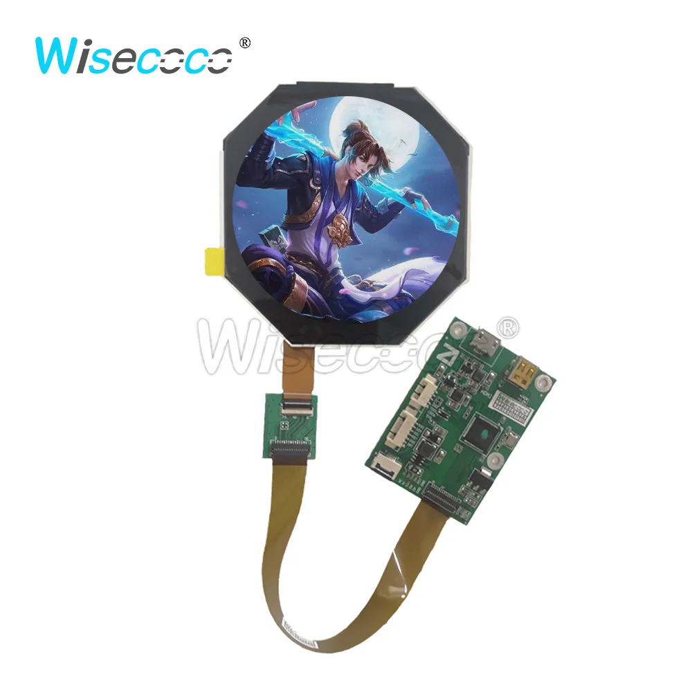 ЖК-дисплей круглой формы Wisecoco 2 5 дюймов RGB MIPI IPS 480*480 для смарт-одежды | Мобильные