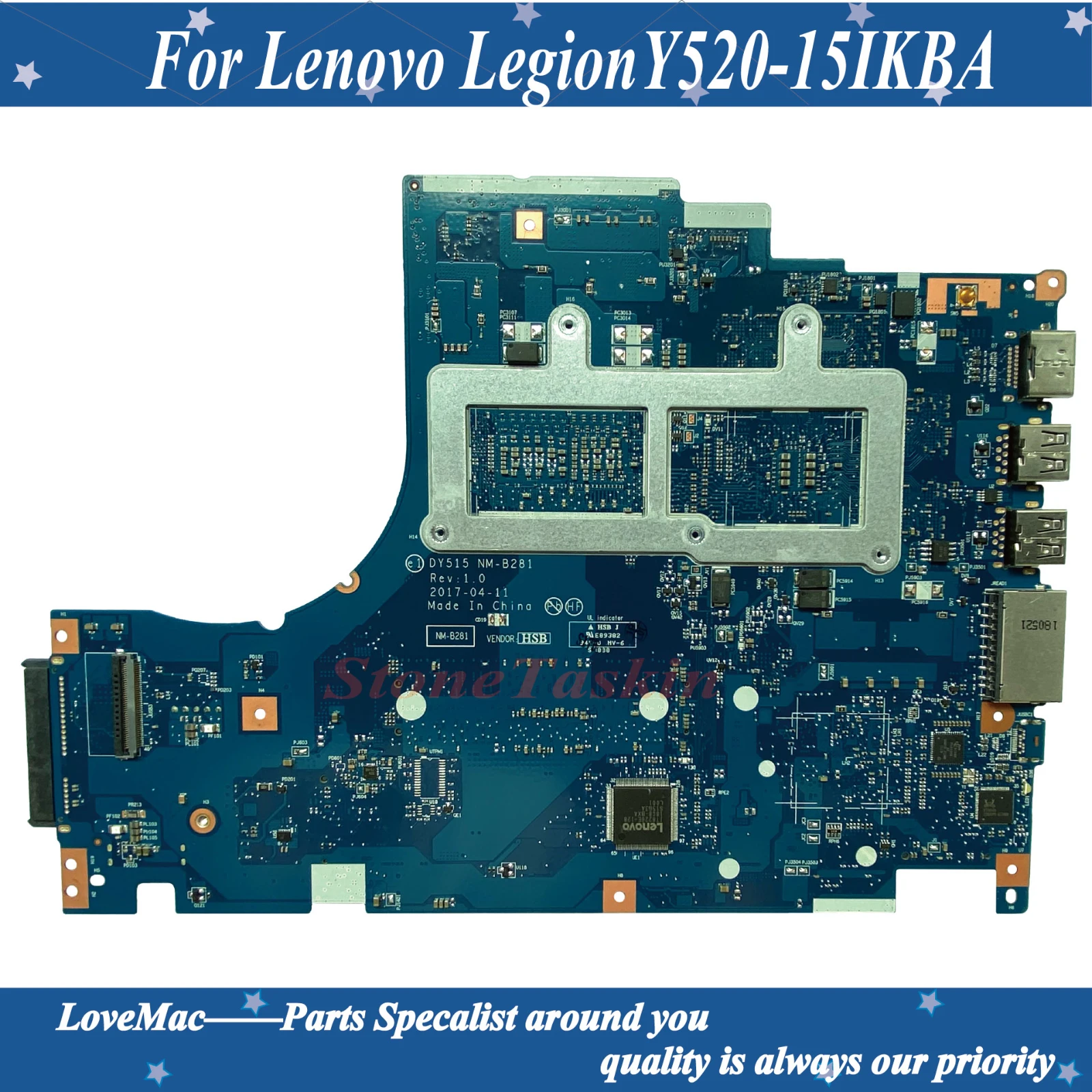 Хорошее качество DY515 NM-B281 FRU:5B20P22986 для Lenovo Legion Y520-15IKBA материнская плата ноутбука