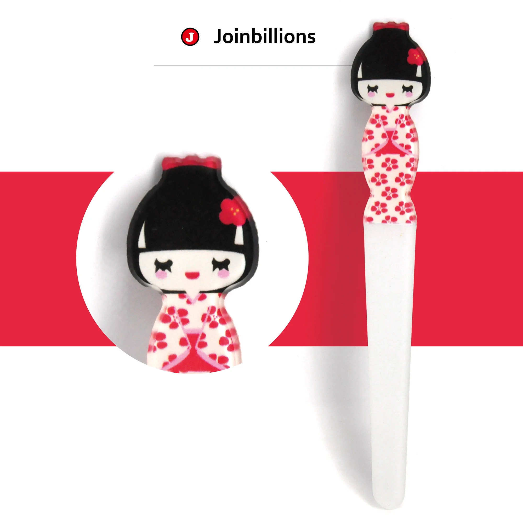 

14cm Long Manicure Glass Nail File Printed In Lovely Design