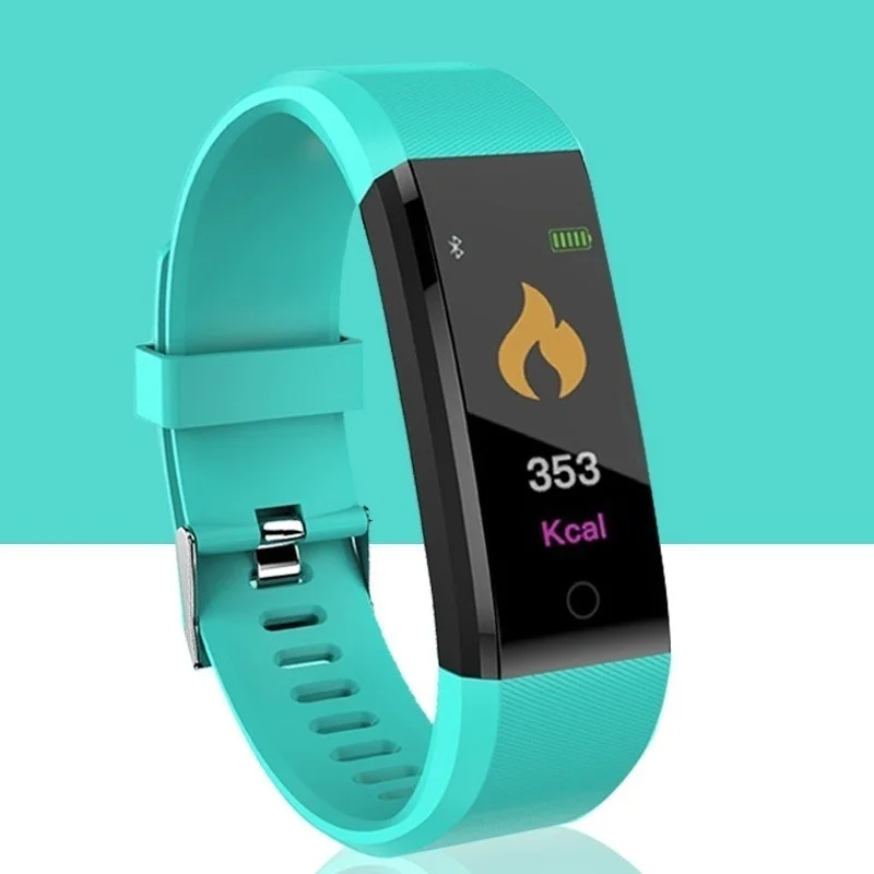 Смарт часы 115PlusSmart с Bluetooth ремешком для часов HeartRate монитор фитнес трекер Браслет