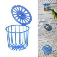 1pc creative multi purpose cage hanging toys bird fruit vegetable feeder basket parrot feeder pet feeding supplies