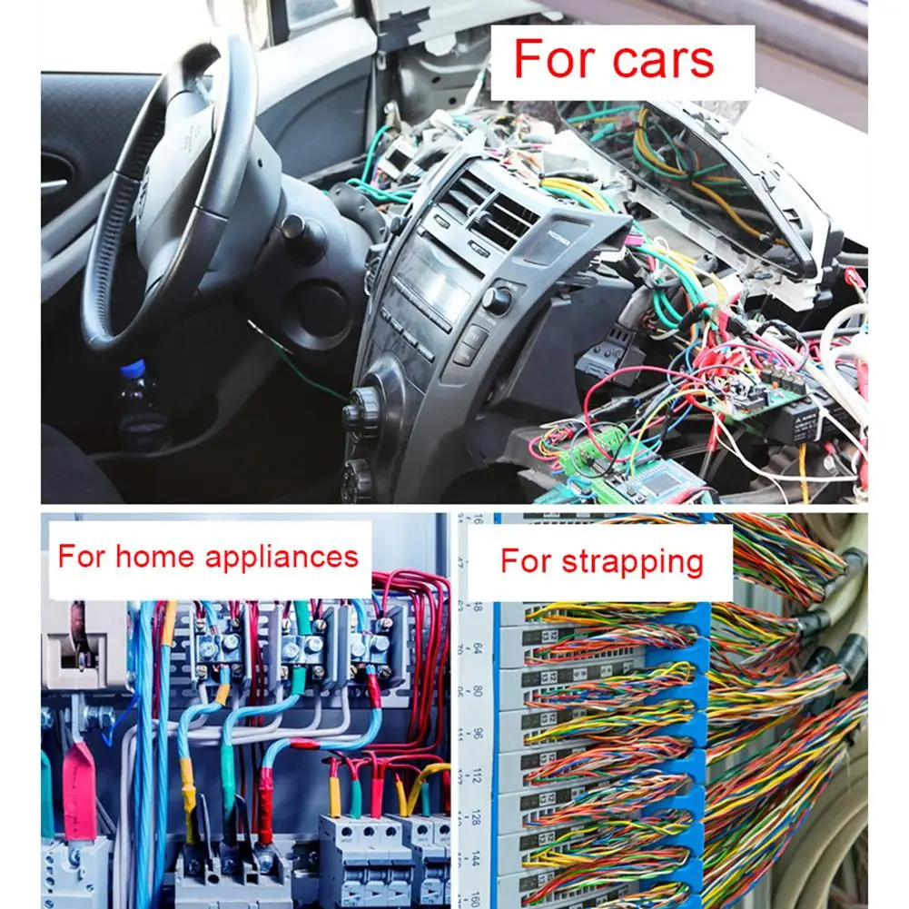 4 шт. термостойкая клейкая матерчатая тканевая лента для авто жгут проводов