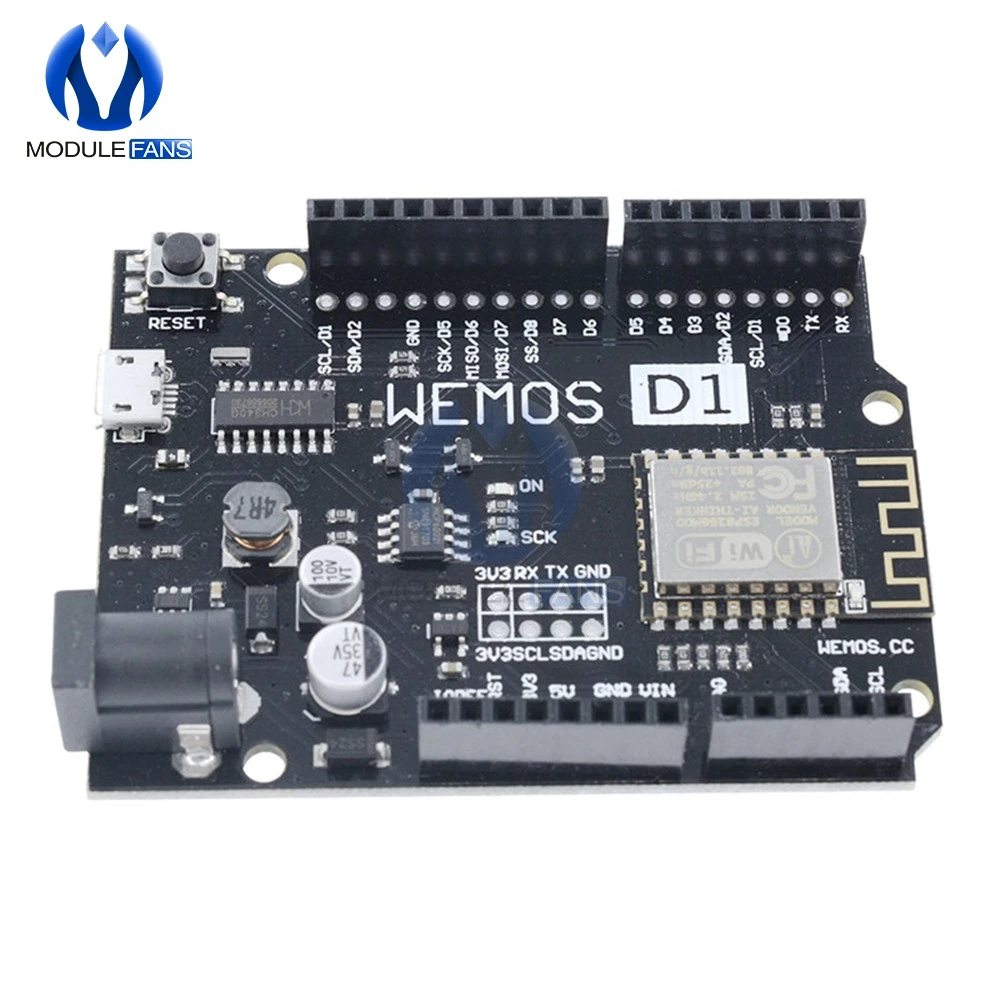 Для WeMos D1 MINI R2 WiFi UNO R3 на основе ESP8266 модуль для Arduino для IDE Nodemcu совместимый модуль Micro USB