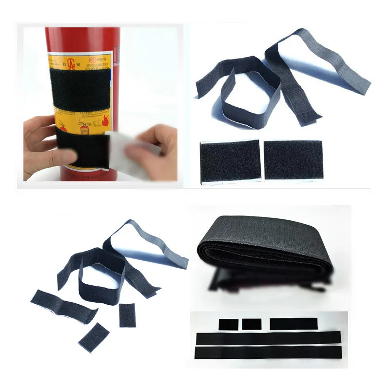 5 шт./компл. Автомобильная противопожарная Огнетушитель стикер нейлоновая лента