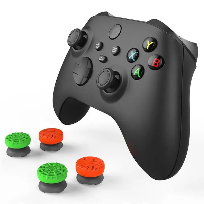 

8pcs Game Handle Grip Thumb Grip Rocker Cap For XboxSeries Handle Rubber Silicone Protection Cap Set Game Accessories