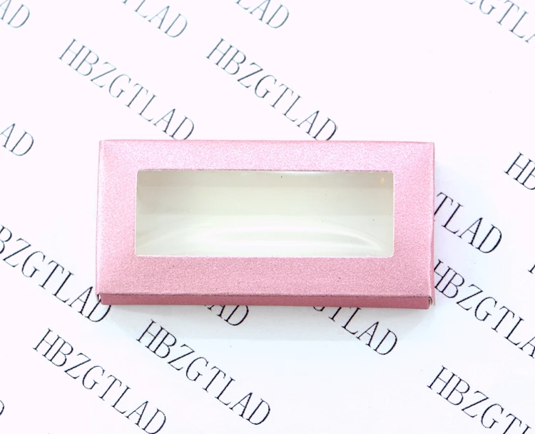 no tray pink 10 компл./лот упаковочная коробка для ресниц пустой ресницы посылка многоцветный бумажная коробка белый фарфоровый поднос с фокусным расстоянием 25 мм ресницы DIY светодиодной вспышкой упаковочная коробка - Цвет: no tray pink