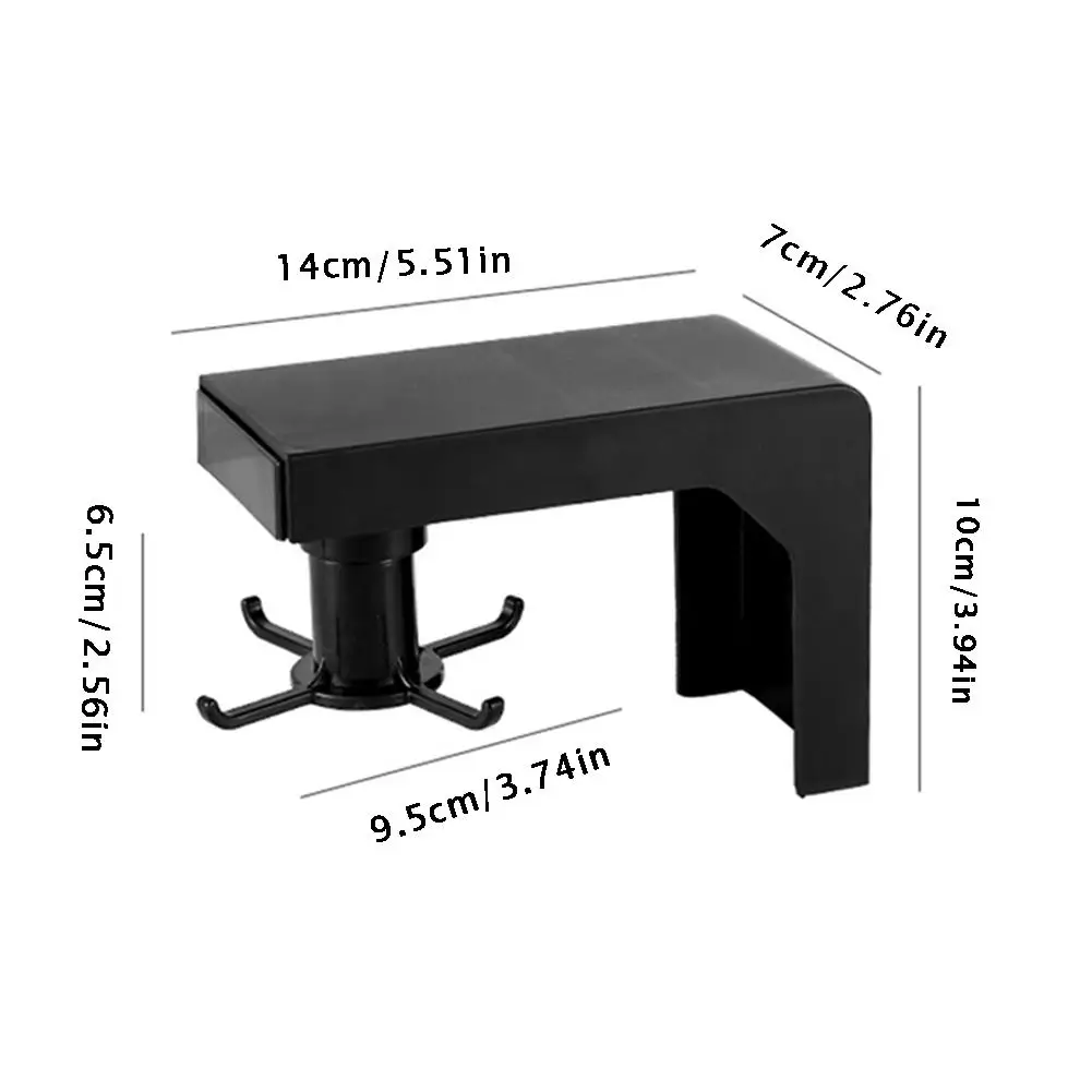 Rotary Kitchen Hook Wall Rotating 360 Degrees Rotatable 6 Storage Gadget Tableware Accessory | Дом и сад