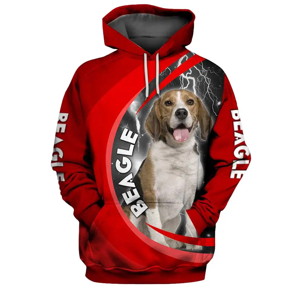 

3D Hoodie Beagle Thunder Cube For Men/Women Graphic Front&Back Unisex Harajuku Hooded Pullover Sweatshirt Casual Jacket