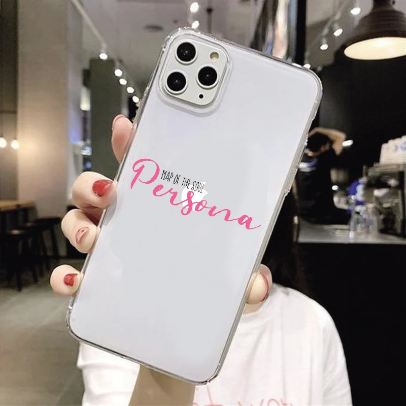 

MAP OF THE SOUL PERSONA Phone Case For iPhone12MI NI 11 Pro XR XS MAX X 8 7 6 Plus Fashion Soft Silicone Back Cover Fundas Capa