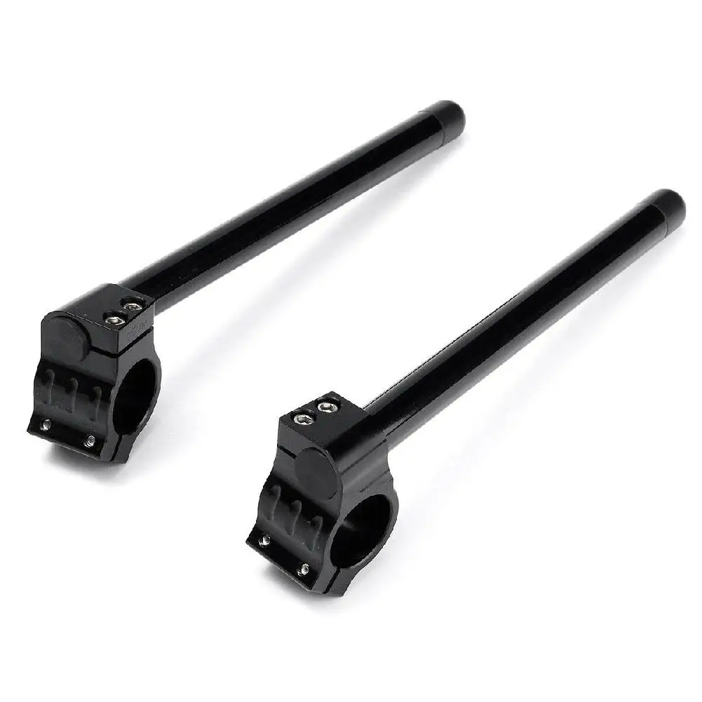 клипоны для мотоцикла Мотоциклетные Рули Cafe Racer регулируемые с ЧПУ 31 32 33 35 36 37 39 41 43