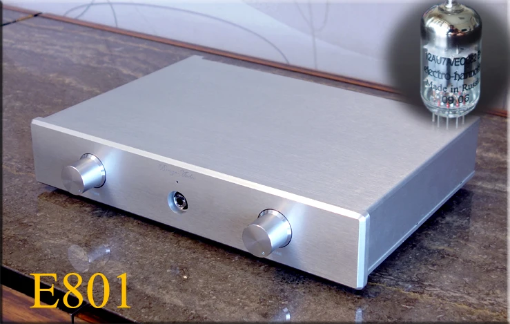 Односторонний усилитель для наушников E801 EH 12AU7 Tube Pure Class A HiFi стерео домашний