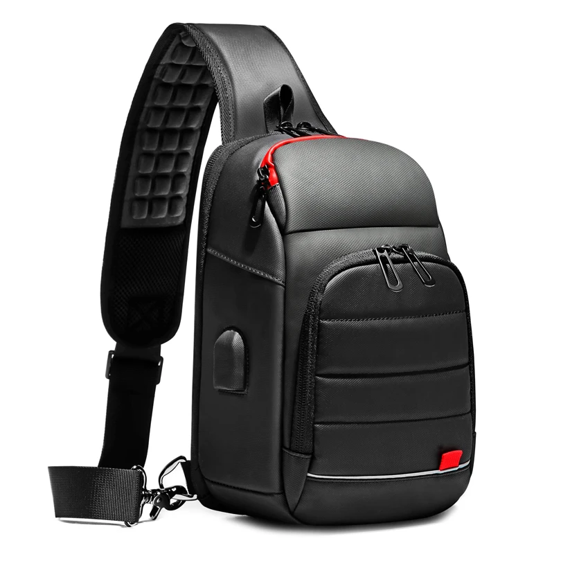 Повседневная мужская сумка через плечо корейская модная нагрудная | Багаж и