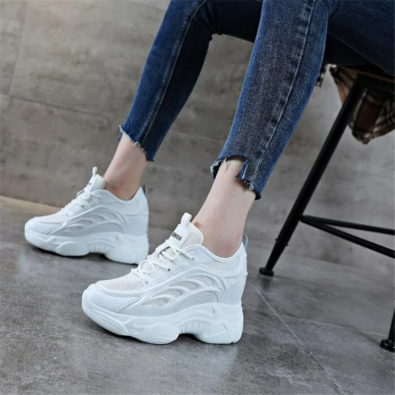 

2021 Women Shoes Spring Trend Chunky Sneakers Ulzzang Platform Sneakers Female Trainers Comfortable New Casual Sport Shoes Woman