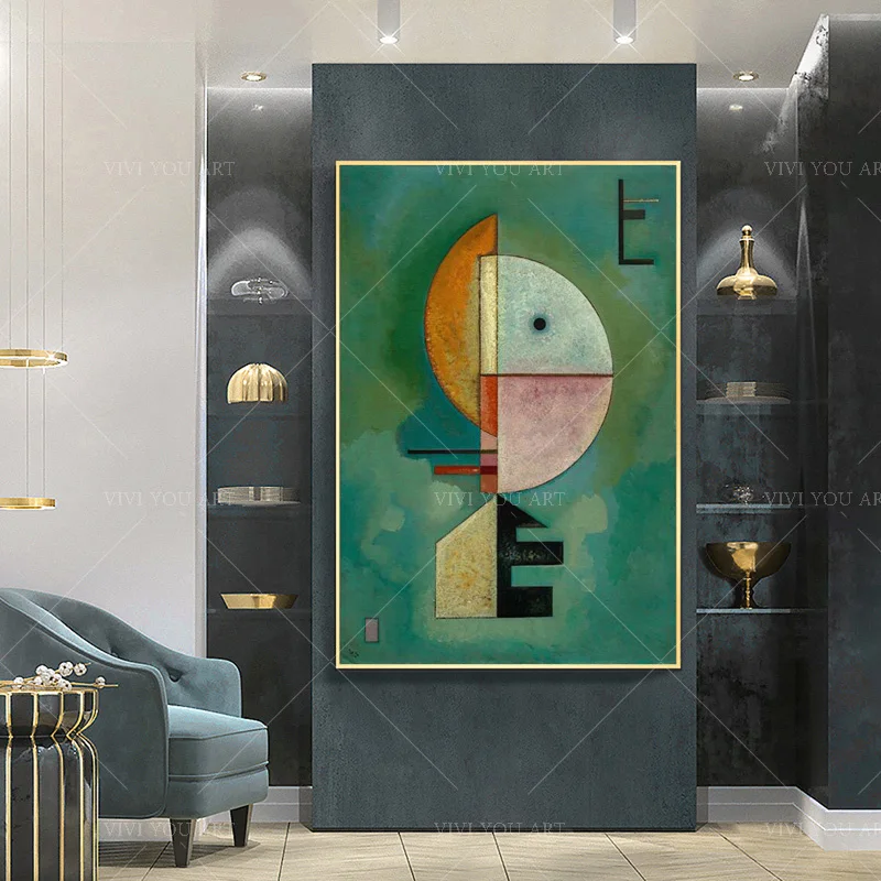 Знаменитая абстрактная картина маслом ручной работы геометрические узоры