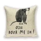 Мультяшные искусственные подушки, обезьянка, диван, подушка, чехол, подушки, домашний декор, льняные наволочки для подушек, на заказ Kissen