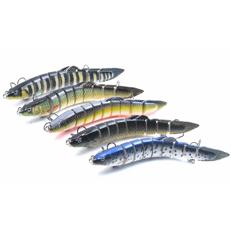 

Wokotip 1pcs Sinking Wobblers Swimbait 10cm 10.5g 9 Segments Fishing Lures Multi Jointed Carp fishing trout pesca fishing tackle