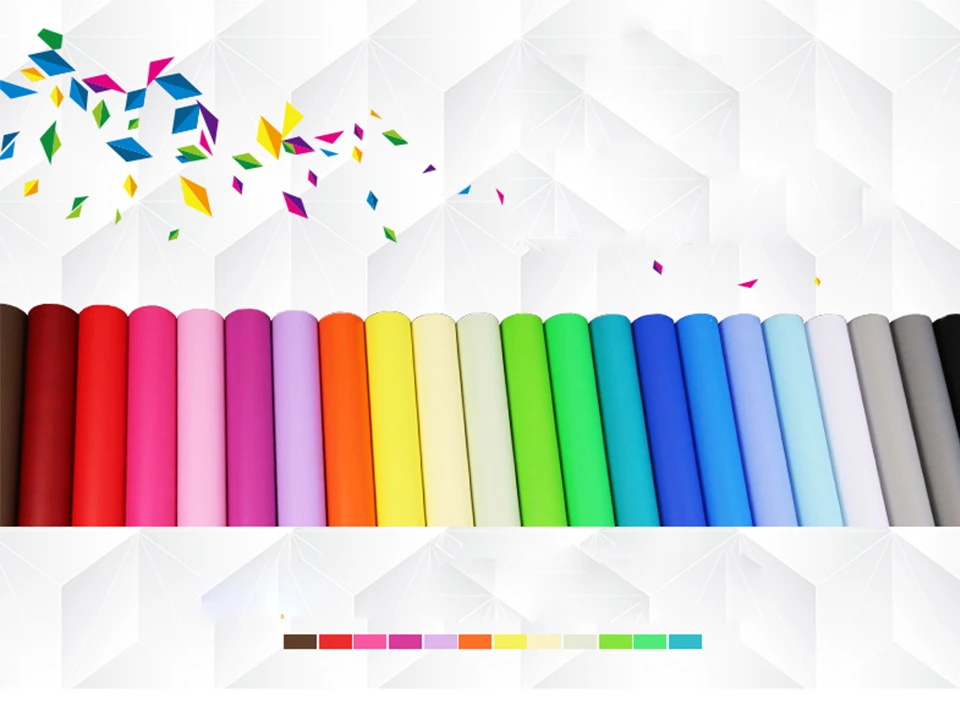 Vinyl PVC Self Adhesive Wallpaper Waterproof Furniture Renovation Cabinet Contact Paper Living Room DIY Wall Stickers Home Decor