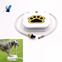 pets supply stainless steel auto water drinking feeder outdoor pet dog pump water fountain for dog