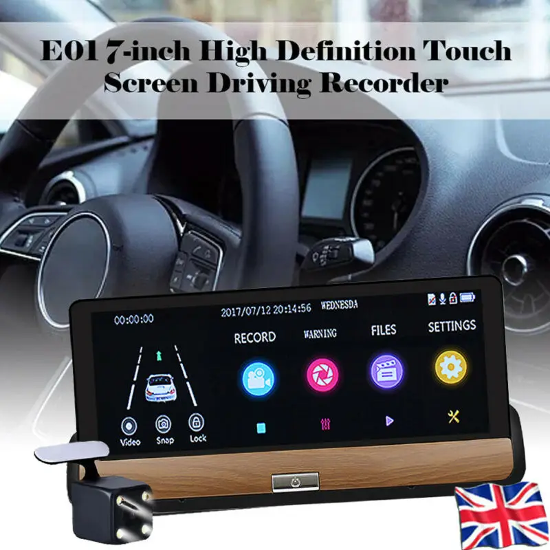 Видеорегистратор HD с двумя камерами видеорегистратор передней кабины