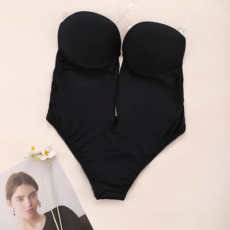 

SVOKOR One-Piece Underwear Bra Comfortable Sexy Back Tube Top Fashion European And American Base