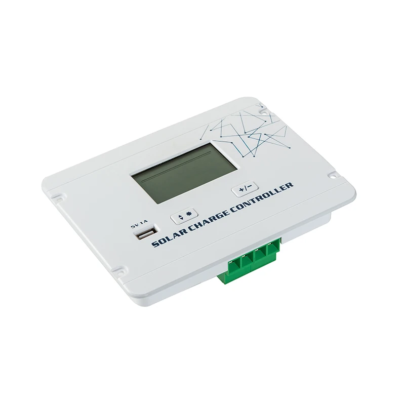 Контроллер солнечной зарядки Powland 12 В 24 ШИМ 30 А встроенный автоматический ЖК