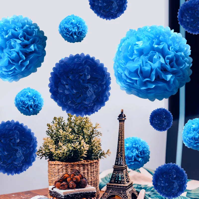 Бумажные цветы 12 дюймов цветок ручной работы сделай сам украшения для дня