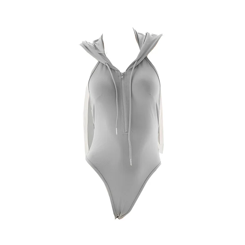 Японская Милая женская серая модель сексуальная Женская толстовка с капюшоном и