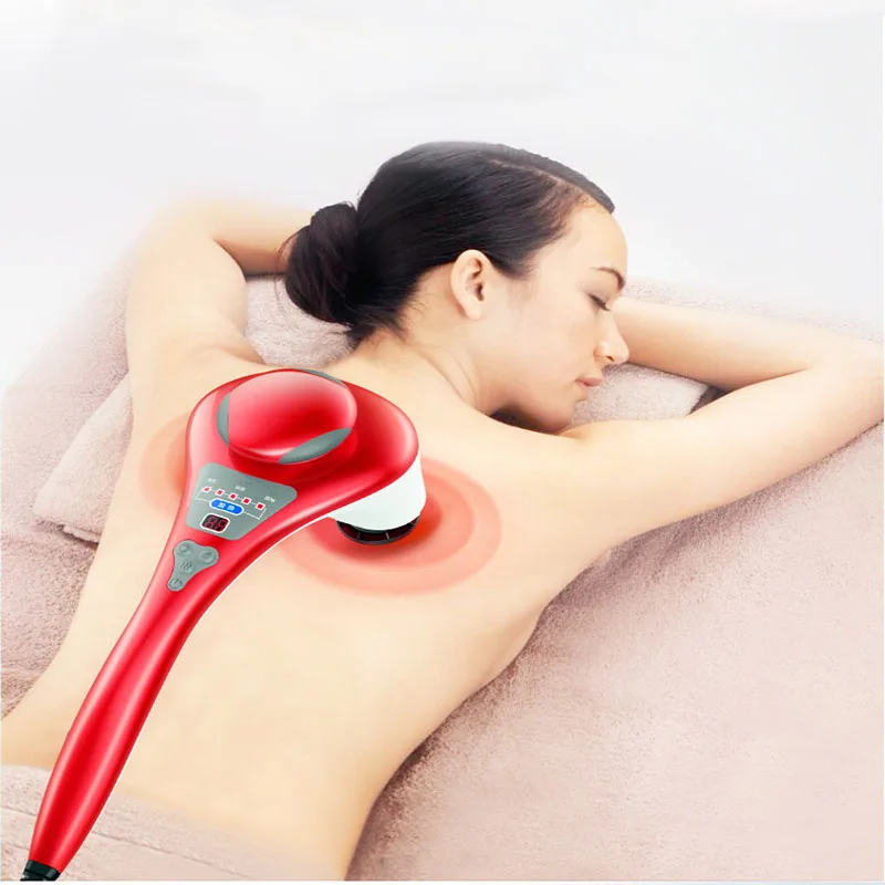 Массажная палка с дельфином двойная головка молоток для спины