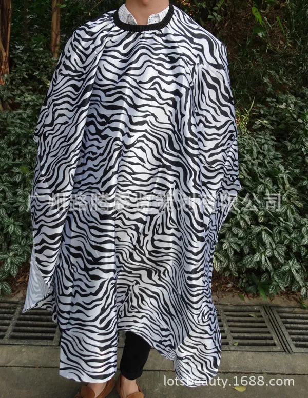 

Zebra Printing Hair Cutting Cape For Adult Salon Hairdressing Cape Barbershop Hair Cape Hairdresser Hair Wrap Barber Accessories