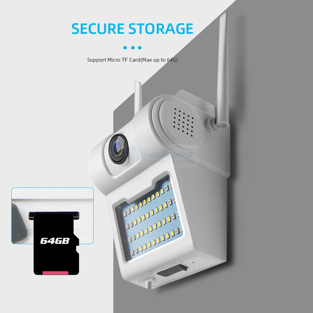 Беспроводная уличная настенная лампа 1080P HD Wi-Fi IP-камера цветное ночное видение