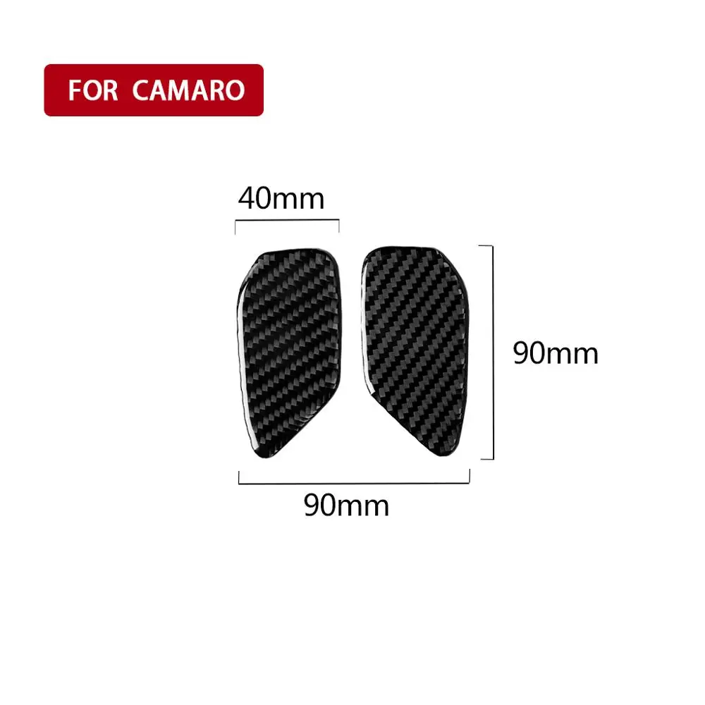 

For Chevrolet Camaro 2017-2019 Carbon Fiber Interior Inner Door Bowl Panel Decoration Sticker Car Accessories