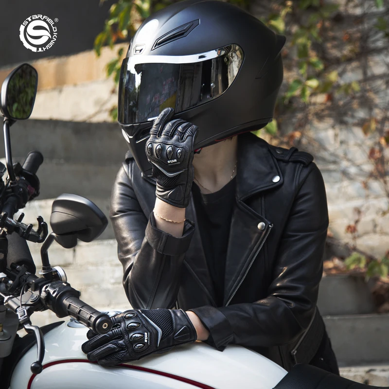 

New Women Motorcycle Gloves Touchscreen 3DMesh Motocross Gloves Superfabric racing bike knight Gear Wearable Leather Moto Gloves