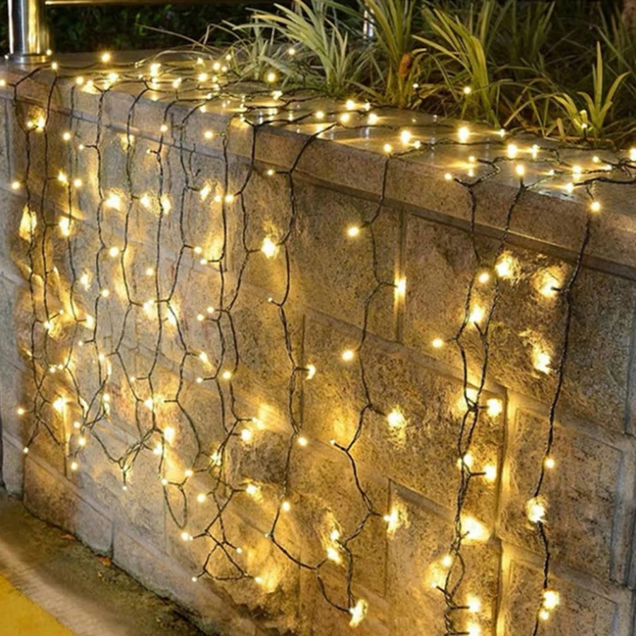 12/22/32/52M Outdoor Solar LED Fairy String Light 8 Function Garland For Garden Patio Xmas Wedding Holiday | Лампы и освещение