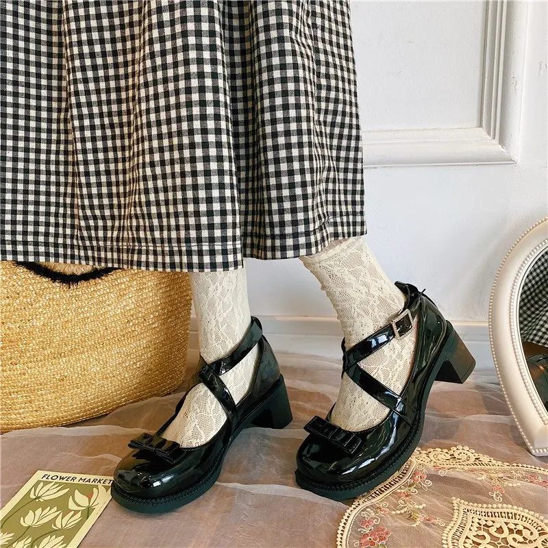 

Spring Shoes Female British Style 2021 New Thick-soled Casual Loafers Genuine Leather Fashion Shoes Girls Ladies Shoes Z123