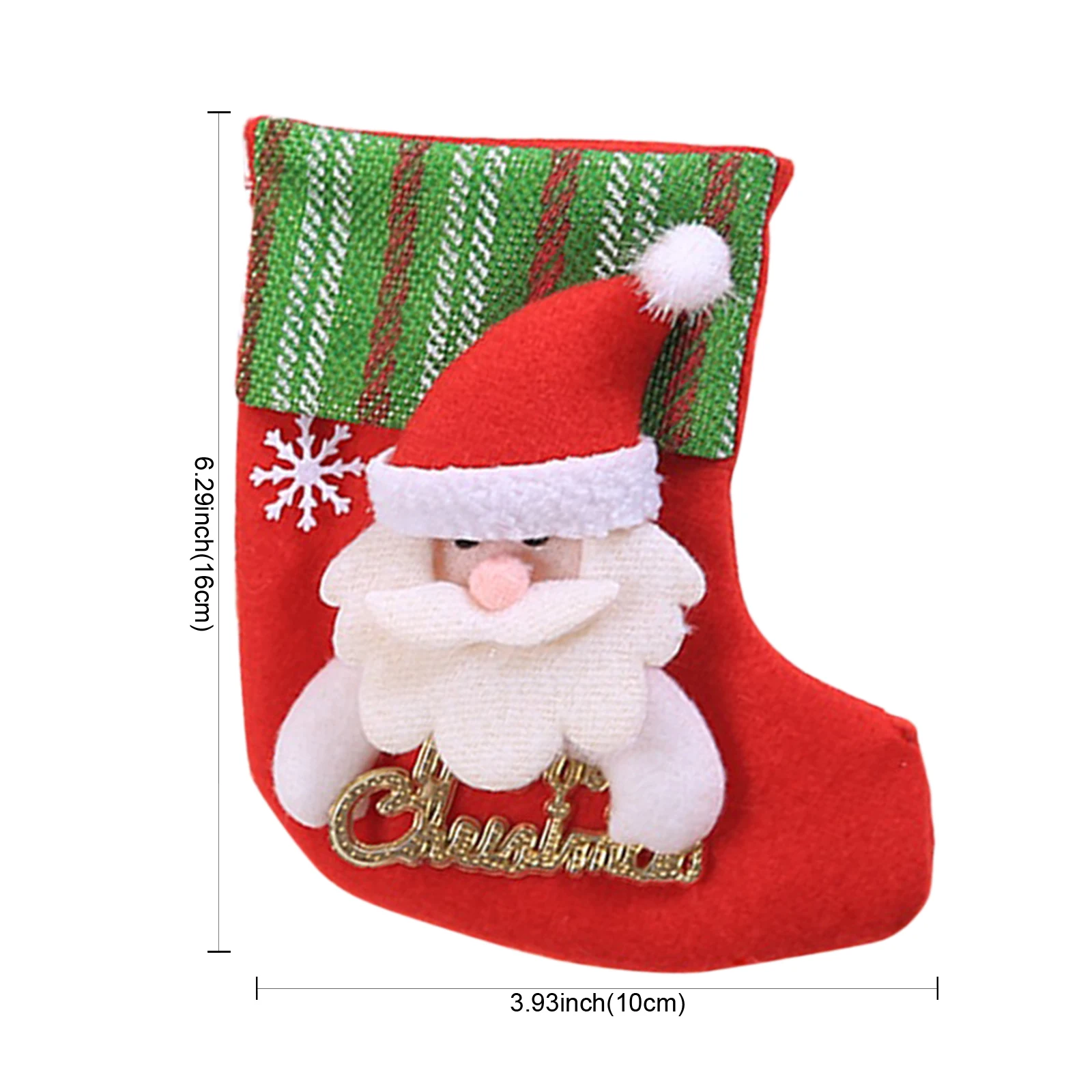 1 шт. мини Рождественский носок Рождественская декорация Детские креативные
