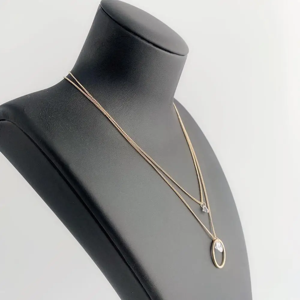 Новые золотые ожерелья модные ювелирные изделия свадебные подарки Женские