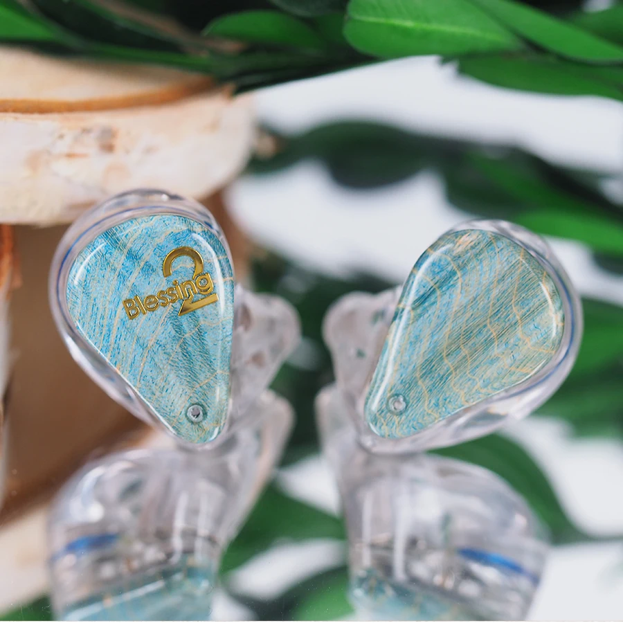 Moondrop Blessing 2 Гибридный Драйвер 1DD + 4BA наушники в ухо IEM с 2Pin 0 78 мм съемный кабель