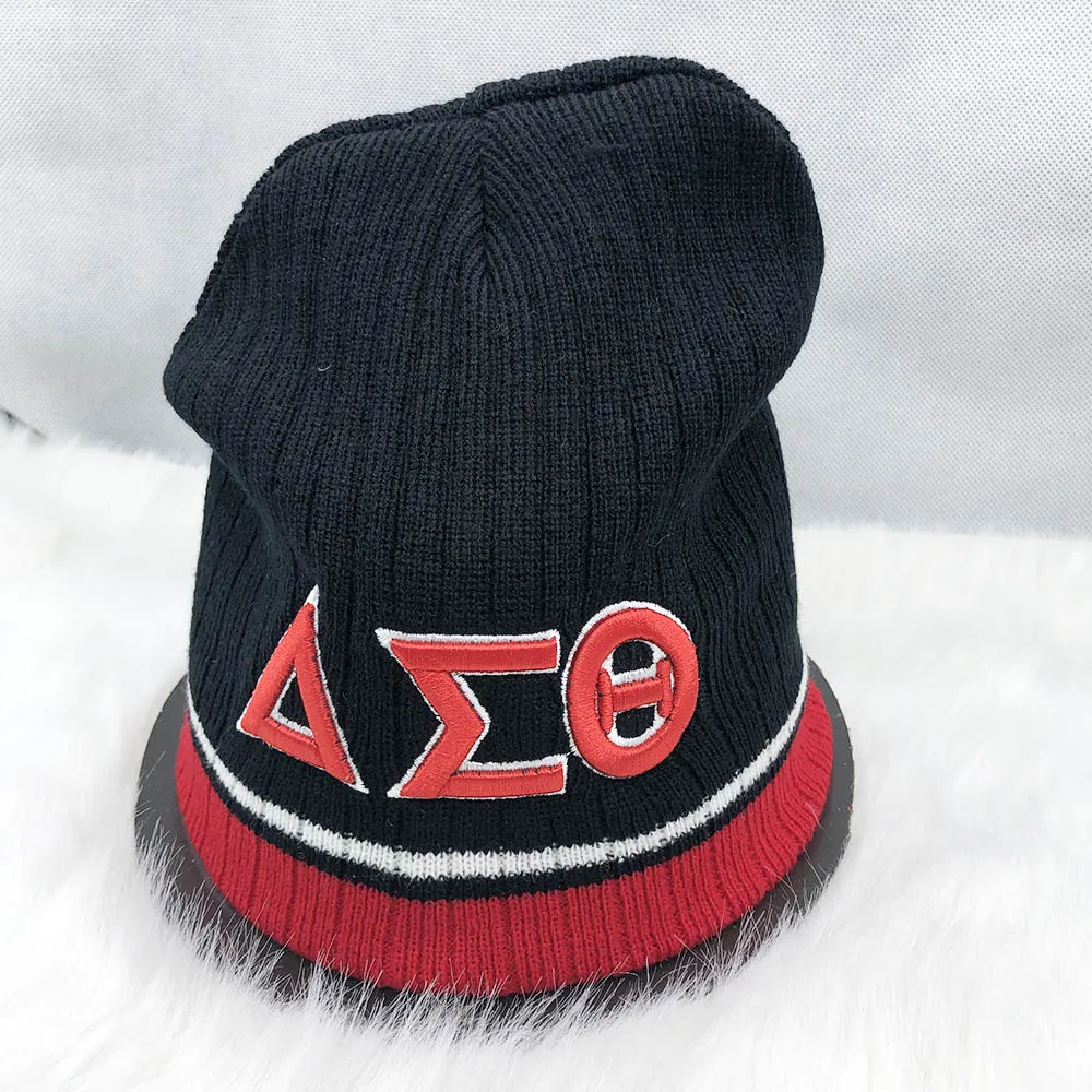 

Греческая Sorority ZPB для мужчин и женщин, теплая вязаная зимняя жаккардовая шапка, модная однотонная Шапка-бини в стиле хип-хоп, шапка унисекс