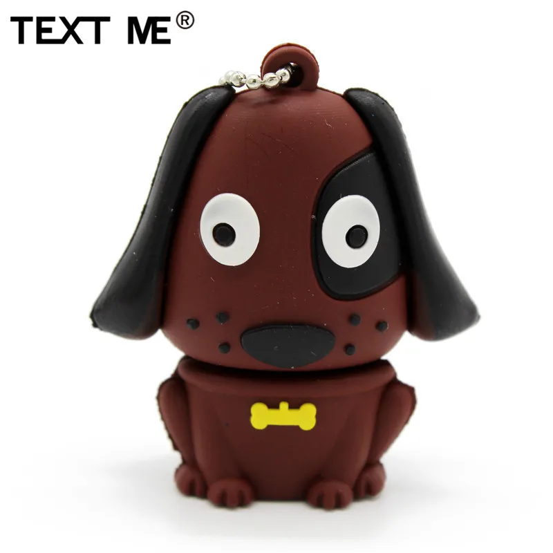 Usb флеш накопитель TEXT ME в виде милой собаки 64 ГБ usb 2 0 4 8 16 32 флэш usb|USB