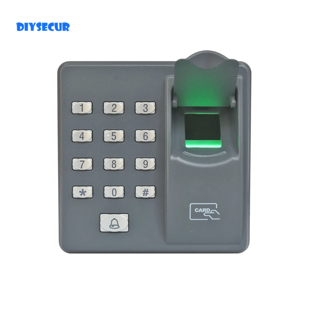 DIYSECUR Biometric Fingerprint Access Control Machine Digital Electric RFID Reader Code Password Keypad System for Door Lock |